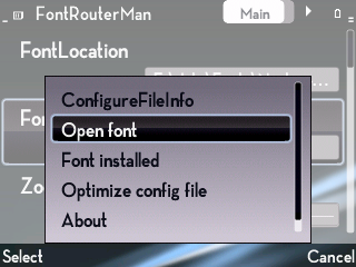 Hướn dẫn đổi Font chữ đơn giản bằng pm FontRouterMan trên s60v3 - SunThien.Com